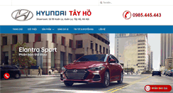 Desktop Screenshot of hanoihyundai.com